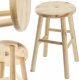 Kadax KADAX Taboret Stołek Drewniany Krzesło 46cm 4szt 5