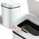 Kosz na śmieci Mozos bezdotykowy biały (LJT02-WH) 1