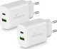 Ładowarka MediaRange POWER ADAPTER USB/USB-C 25W/MRMA112 MEDIARANGE 2