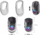Mysz Marvo Marvo Mysz Fit Pro G1, 19000DPI, 2.4 [GHz], optyczna, 7kl., bezprzewodowa, szara, wbudowany akumulator, podświetlenie RGB 3