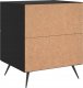 vidaXL Szafki nocne, 2 szt., czarne, 40x35x47,5 cm 10