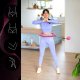 One Fitness Hula hop z wypustkami i obciążnikiem OHA02 różowe 8