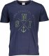Scuola Nautica NIEBIESKI MĘSKI T-SHIRT Z KRÓTKIM RĘKAWEM SZKOŁA MORSKA M 1