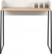 Biurko Beliani Anah Beżowo-Białe 90 cm x 60 cm 3
