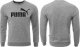 Puma Bluza męska Puma ESS Big Logo Crew FL szara 586678 03 L 2
