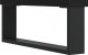 Biurko vidaXL Biurko, czarne, 140x50x75 cm, materiał drewnopochodny 9