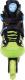 Rolki CoolSlide Rolki FLUO 78024 czarno-zielone r. 37-40 1