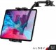 4kom.pl Uchwyt samochodowy na tablet telefon kokpit szybę Alogy do auta z długim ramieniem 4-13" czarny 10