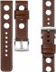moVear moVear Prestige R1 Skórzany pasek 22mm do Samsung Galaxy Watch 3 (45mm) / Watch (46mm) / Gear S3 | Ciemnobrązowy, srebrne przeszycie [rozmiary XS-XXL i klamra do wyboru] Standard 1