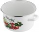 Emalia Pleszew Garnek emaliowany Emalia Polska Pleszew Kalina 22 cm 4,8 l 1