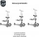Hulajnoga Scoot and Ride Scoot and Ride Highwaykick 1 Lifestyle 2w1 jeździk i hulajnoga z zamykanym schowkiem, od 1-5 lat, kolor: Zebra 16