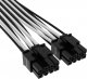 Corsair PCIe 12-pin - PCIe 8-pin x2, Czarno-biały (CP-8920333) 1