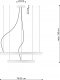 Lampa wisząca Sollux Lighting Żyrandol Rio 2 55/78 Złoty Led 3000K Led 80W Thoro Lighting 3