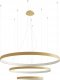 Lampa wisząca Sollux Lighting Żyrandol Rio 3 55/78/110 Złoty Led 4000K Led 150W Thoro Lighting 1