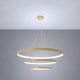 Lampa wisząca Sollux Lighting Żyrandol Rio 3 55/78/110 Złoty Led 4000K Led 150W Thoro Lighting 2