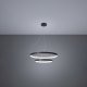 Lampa wisząca Sollux Lighting Żyrandol Rio 2 55/78 Czarny Led 4000K Led 80W Thoro Lighting 2