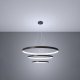 Lampa wisząca Sollux Lighting Żyrandol Rio 3 55/78/110 Czarny Led 4000K Led 150W Thoro Lighting 2