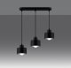 Lampa wisząca Sollux Lighting Lampa Wisząca Savar 3 Czarna E27 60W Sollux Lighting 2