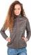 Elbrus Kurtka damska MINDY WO'S IRON GREY/FLUO PEACH/POOL BLUE r. M 1