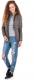 Elbrus Kurtka damska MINDY WO'S IRON GREY/FLUO PEACH/POOL BLUE r. XL 3