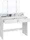 Glamour Toaletka z trójdzielnym lustrem 100 cm GLAMOUR 1