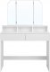 Glamour Toaletka z trójdzielnym lustrem 100 cm GLAMOUR 1
