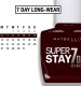 Maybelline  Maybelline, Super Stay 7 Days, Nail Polish, Nr. 287, Midnight Red, 10 ml For Women 1