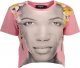 Desigual DESIGUAL T-SHIRT Z KRÓTKIM RĘKAWEM RÓŻOWY XL 1