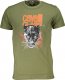 Cavalli Class CAVALLI CLASS T-SHIRT Z KRÓTKIM RĘKAWEM MĘSKI ZIELONY XL 1