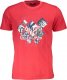 Cavalli Class CAVALLI CLASS T-SHIRT Z KRÓTKIM RĘKAWEM MĘSKI CZERWONY XL 1