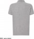 JHK PORA 210 - męskie polo z krótkim rękawem 100% stabilizowana bawełna, 200- 210g - szary melanż 4XL 1