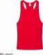 JHK TSUALBCH - Sportowo-plażowy t-shirt bez rękawków - czerwony XS 3
