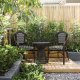 King Home Krzesło CAFE PARIS brązowe rattan 11