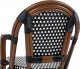 King Home Krzesło CAFE PARIS brązowe rattan 8