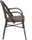 King Home Krzesło CAFE PARIS brązowe rattan 10