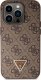 Guess Etui Guess GUHCP14LP4TDSCPW Apple iPhone 14 Pro hardcase Crossbody 4G Metal Logo brązowy/brown 2