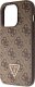 Guess Etui Guess GUHCP14LP4TDSCPW Apple iPhone 14 Pro hardcase Crossbody 4G Metal Logo brązowy/brown 6