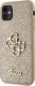 Guess Guess GUHCN61HG4SGD iPhone 11 / Xr 6.1" złoty/gold hardcase Glitter Script Big 4G 2