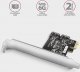 Kontroler Axagon PCES-SJ2 Kontroler PCIe 2x wewnętrzny port SATA 6G, chipset JMB582 SP & LP 1