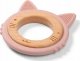 BabyOno BABYONO-1076/02-GRYZAK DREWNIANY SILIKONOWY KITTEN 1