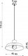 Lampa wisząca Sollux Lampa Wisząca Afra E27 60W Sollux Lighting 3