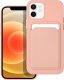 OEM Futerał CARD CASE do IPHONE 12 / 12 Pro różowy 1