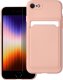 OEM Futerał CARD CASE do IPHONE 7 / 8 / SE 2020 / SE 2022 różowy 1
