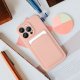 OEM Futerał CARD CASE do IPHONE 7 / 8 / SE 2020 / SE 2022 różowy 4