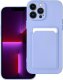 OEM Futerał CARD CASE do IPHONE 13 Pro Max fioletowy 1