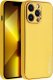 OEM Futerał LEATHER Case skórzany do IPHONE 14 PRO żółty 2