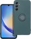 OEM Futerał SILICONE RING do SAMSUNG Galaxy A34 5G zielony 2