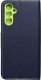 OEM Kabura Fancy Book do SAMSUNG A14 4G / A14 5G granatowy / limonkowy 2