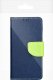 OEM Kabura Fancy Book do  XIAOMI Redmi NOTE 12 5G granatowy / limonka 9