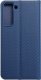 OEM Kabura LUNA Book Carbon do SAMSUNG S21 FE niebieski 2